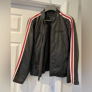 Men’s black Wilson Leather Riding Jacket